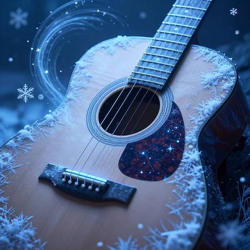 Elsa Guitar with Frost and Magic