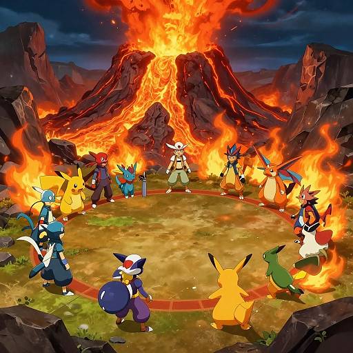 Fiery Ground Gym Leaders Training