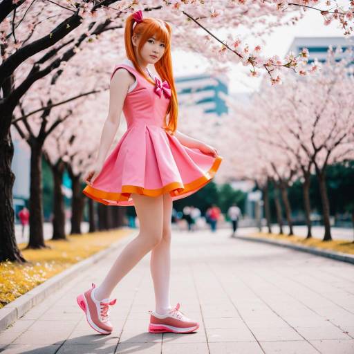 Vibrant Blossom Cosplay Costume Design