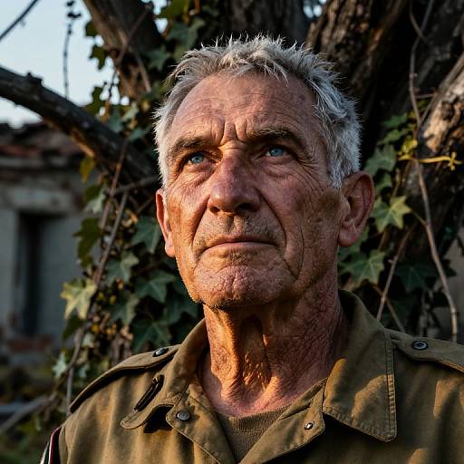 Hyper-Realistic Veteran Portrait