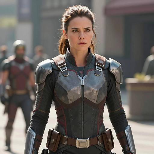 Strong Sci-Fi Woman in Armor