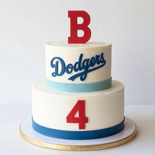 Dodgers Themed Celebration Cake