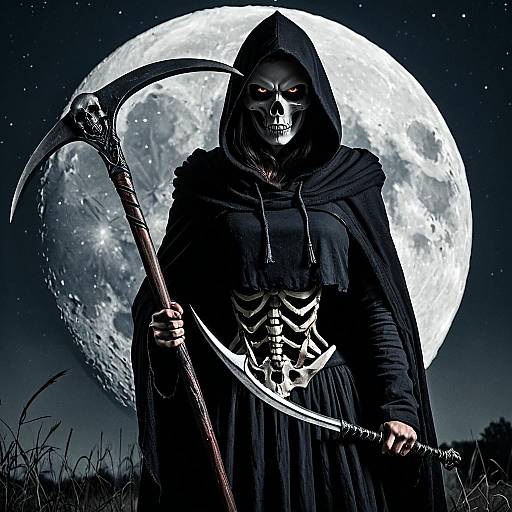 Expressionless Death Reaper Girl