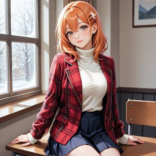 Cozy Indoor Portrait of a Girl