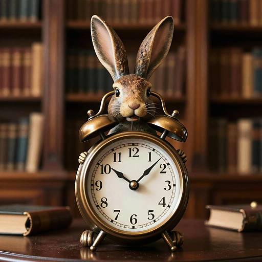 Victorian Hare Clock Hybrid