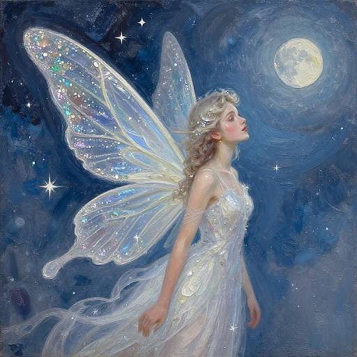 Ethereal Celestial Fairy Painting