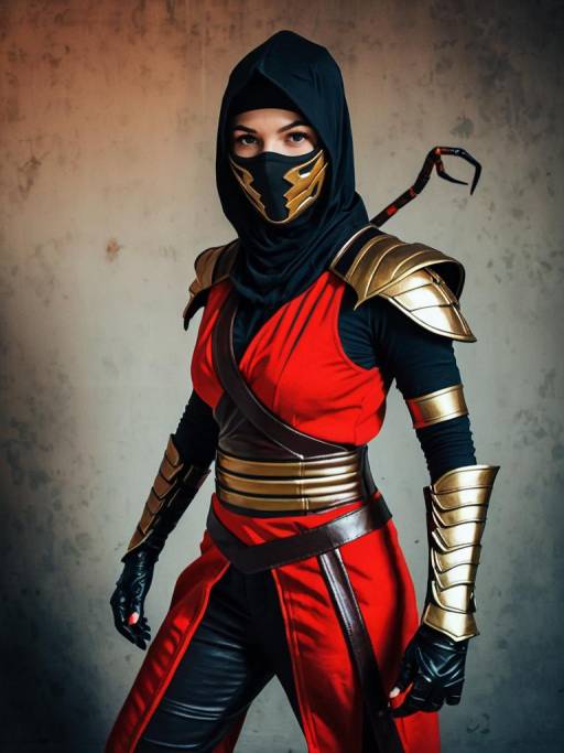Epic Female Cosplay in Ninja Costumes
