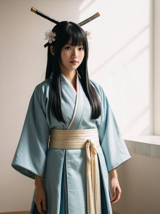 Woman in Shimo Costume Cosplay