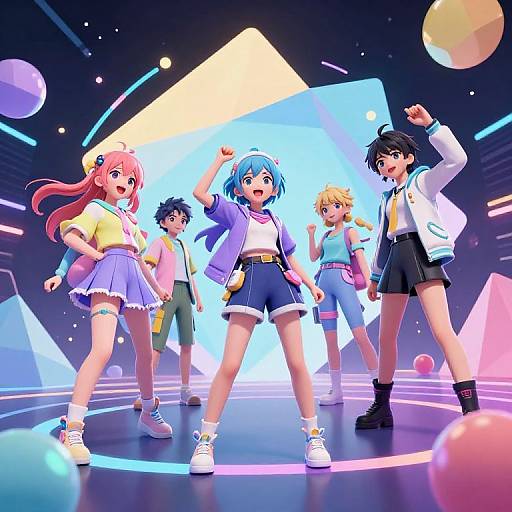 AI Anime Characters in Virtual Reality