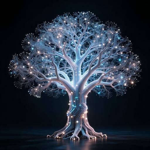 Digital Tree of Knowledge Visualization