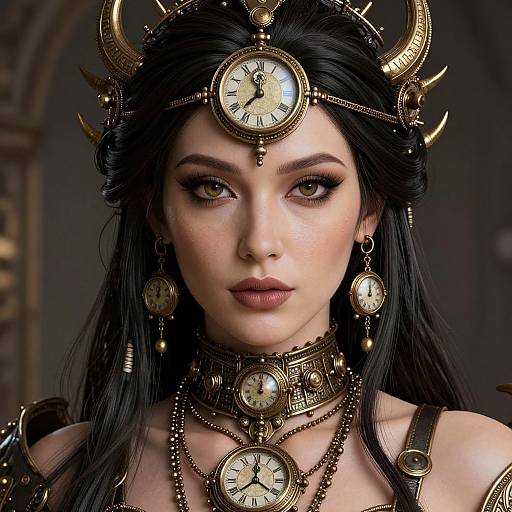 Steampunk Clockwork Demigod Portrait