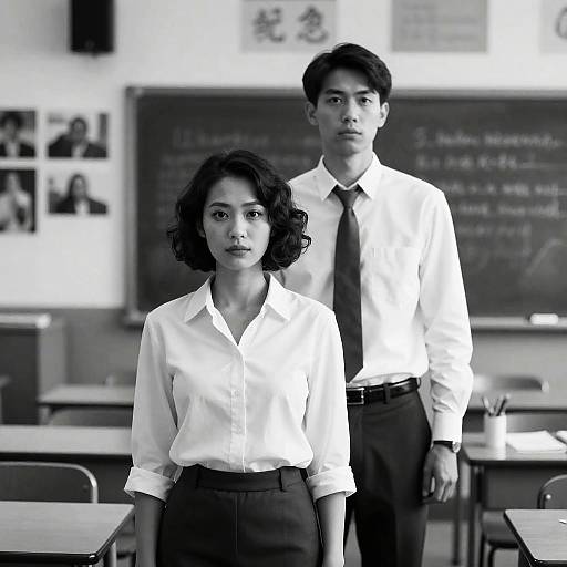 Classroom Portrait: Intense Expressions Captured