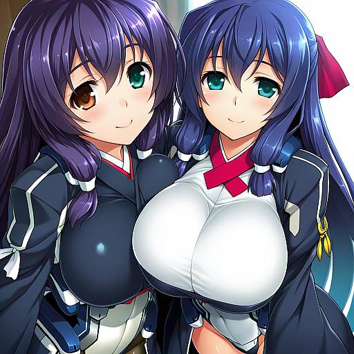 Illustration of Asama tomo, kyoukaisenjou no horizon in the style of Tsukinami kousuke