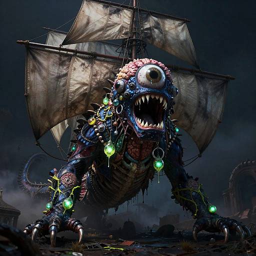 Patchwork Leviathan of Collapsing Sails