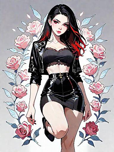 Edgy Chic Fashion Photography Portrait