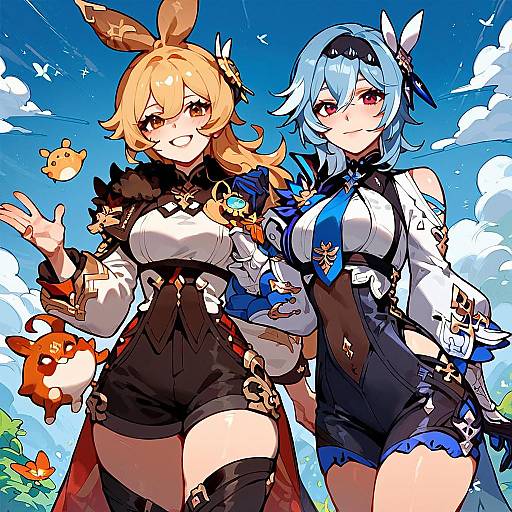 Genshin Impact Characters Outdoor Portrait