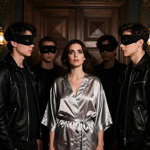 Intense Standoff in a Dark Room