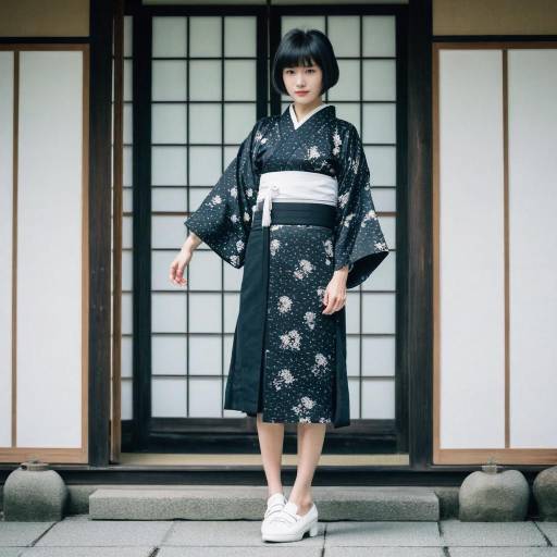 Traditional Japanese Dress with Modern Flair