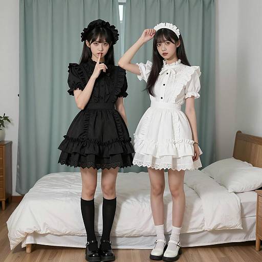 Gothic and Innocent Contrast in Room