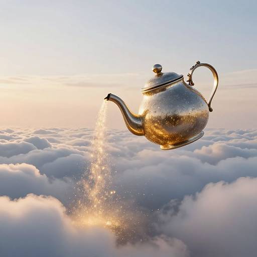Colossal Teapot Pouring Stardust