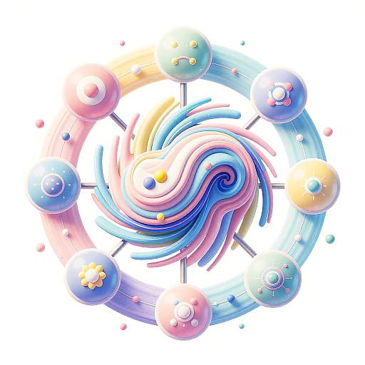 Abstract AI Machine Learning Visualization