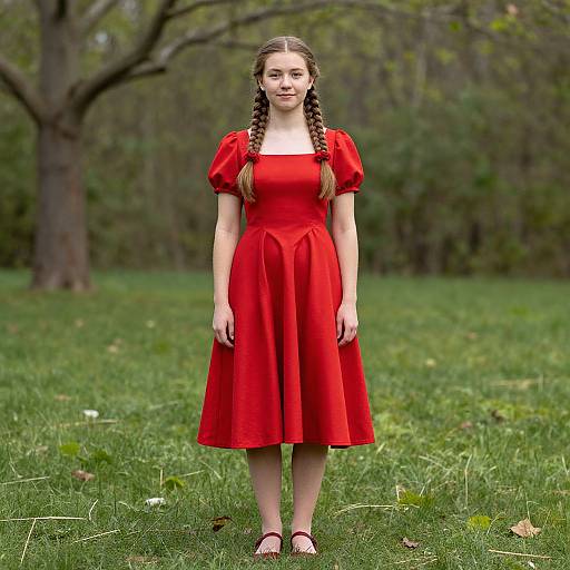 Fairy Godmother in Red Dress