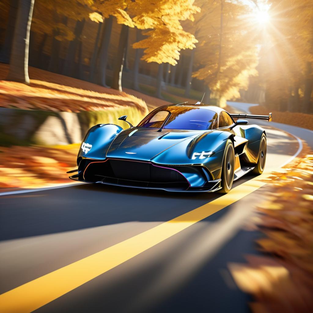 Valkyrie Racing Through Autumn Splendor