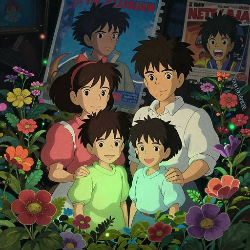 Glow-In-The-Dark Family Sticker Art