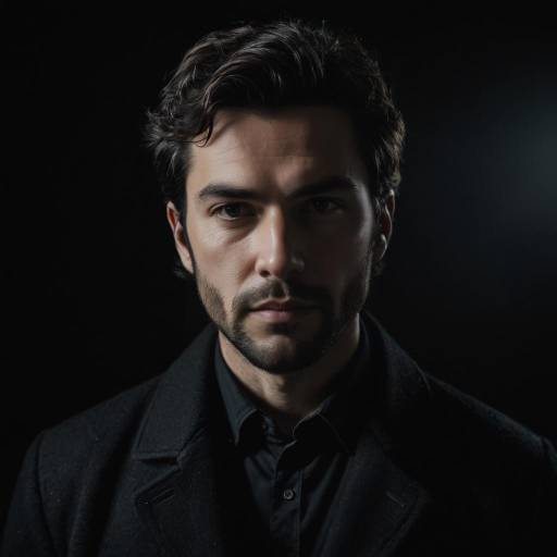 Serious Young Man Portrait
