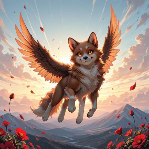 Cheerful Gremlin Creature in Flight Cheerful Gremlin Creature in Flight