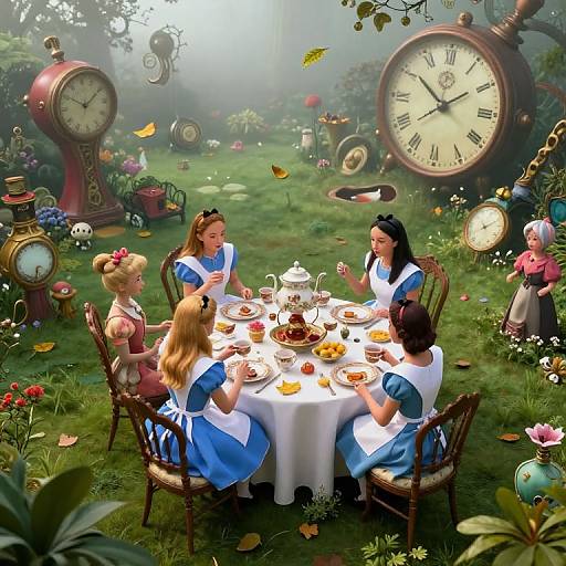 Enchanted Tea Party in Dreamscape
