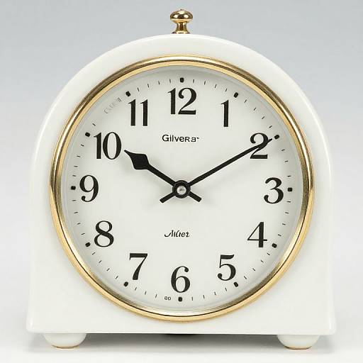 Gilbert Clock Porcelain Mantle Clock