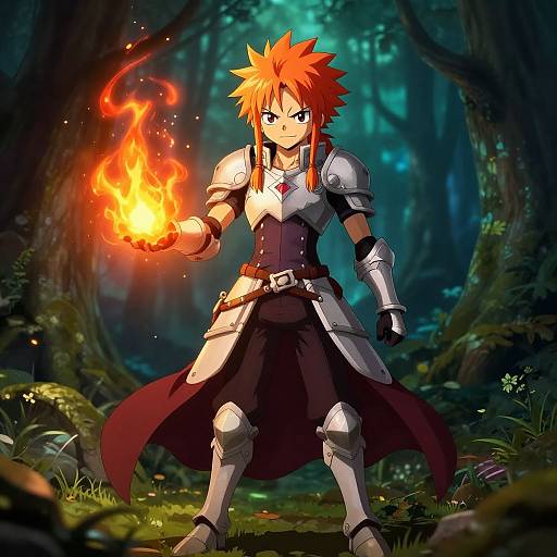 Fairy Tail OC Mage Casting Fire