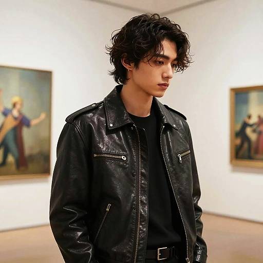 Wavy Blowout Hairstyle Fashion Editorial