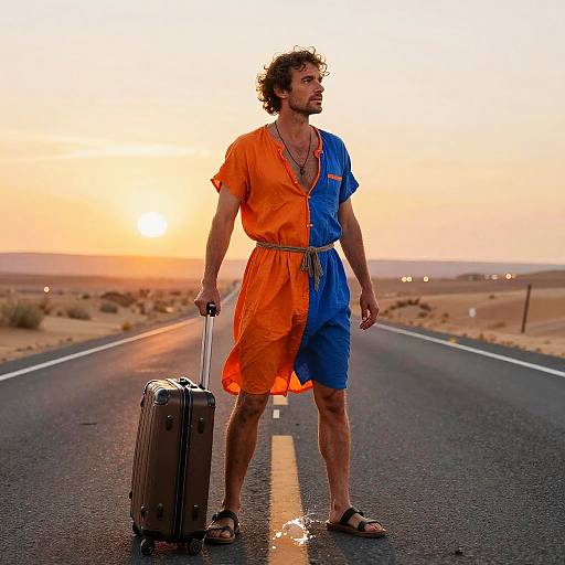 Milo Thatch Desert Journey Illustration