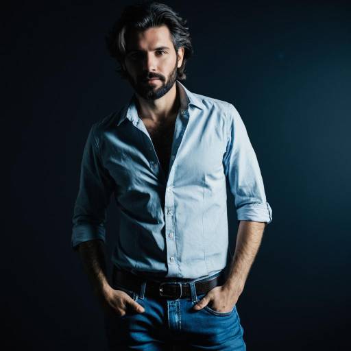 Stylish Hervé Cosplay in Dramatic Lighting