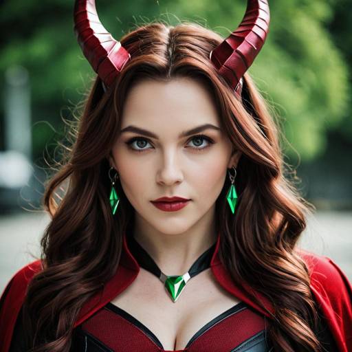 Realistic Scarlet Witch Cosplay Imagery