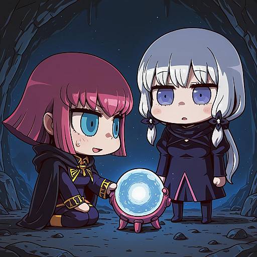 Illustration of Haman karn, gundam in the style of Riyo (lyomsnpmp)