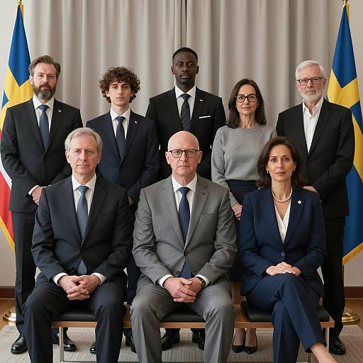 Diverse Business Team in Formal Attire