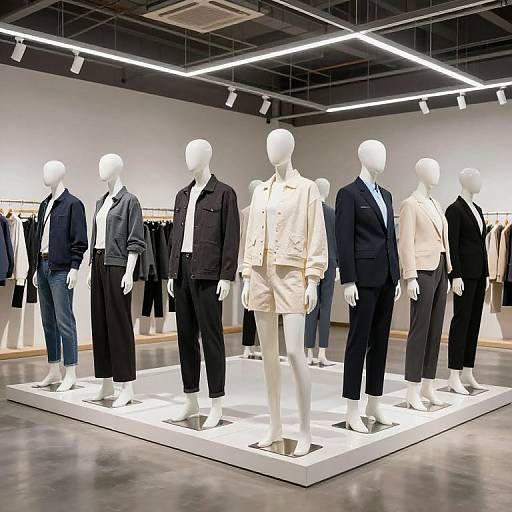 High-End Fashion Catalog Display