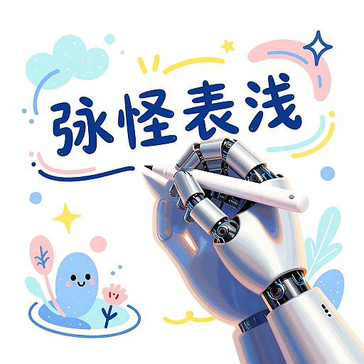 AI Hand-Drawing Colorful Abstracts