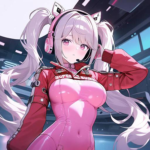 Illustration of Alice (nikke), goddess of victory: nikke in the style of Doremi