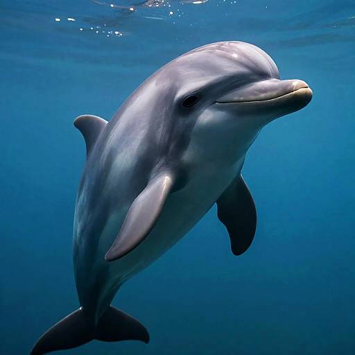 Realistic Anthropomorphic Dolphin Portrait