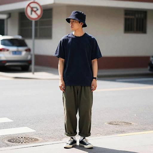 Male Street Style with Bucket Hat