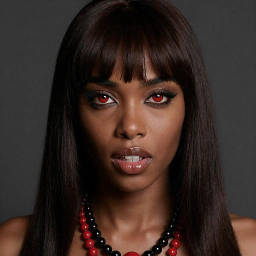 Intense Portrait of a Bold Woman