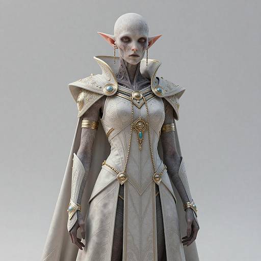 High Elf Portrait: Dreamlike and Detailed