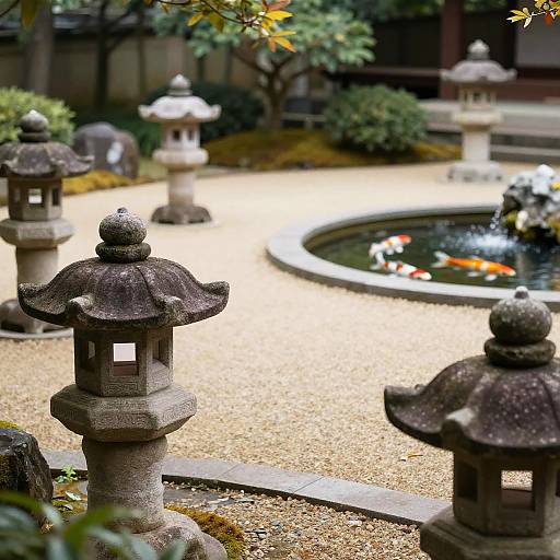 Serene Japanese Zen Garden Scene
