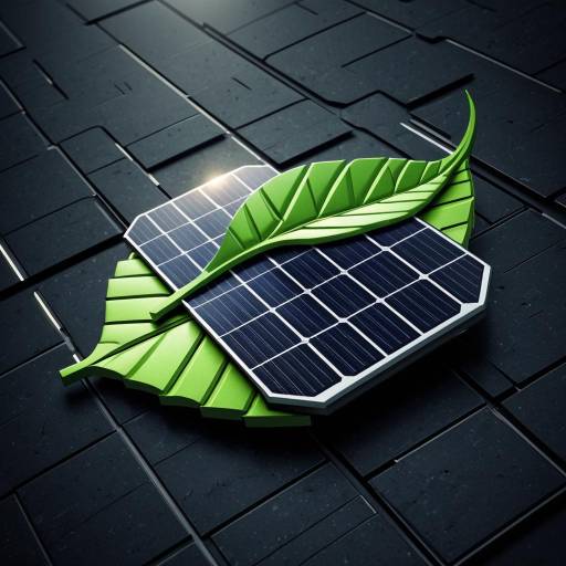 Eco-friendly Solar Leaf Logo