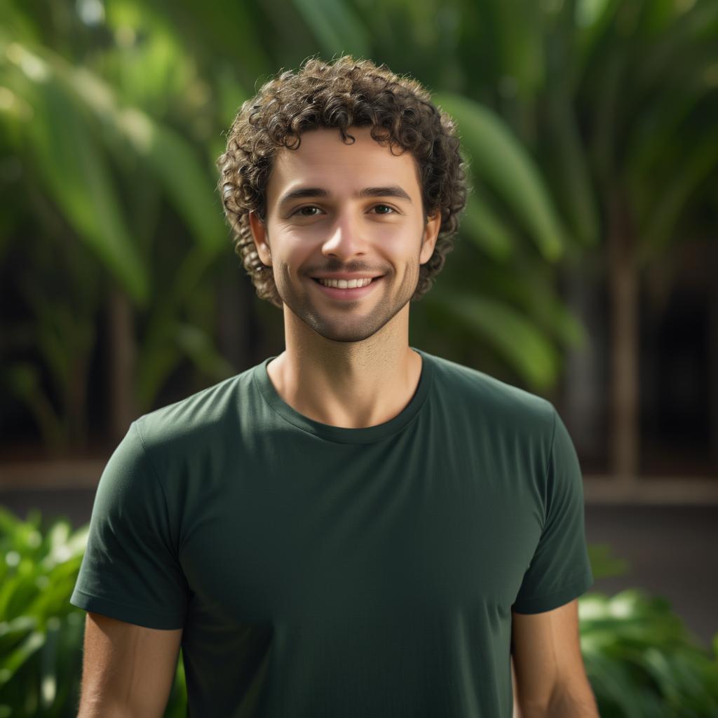 Cinematic Portrait of Confident Man