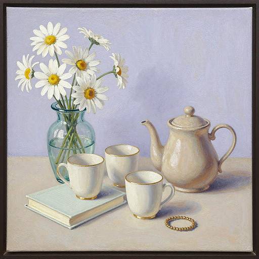Soft Pastel Still Life Composition